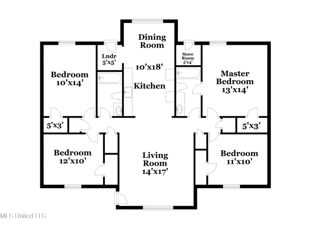 $1,560 | 7437 Cliffwood Drive, Horn Lake, MS 38637