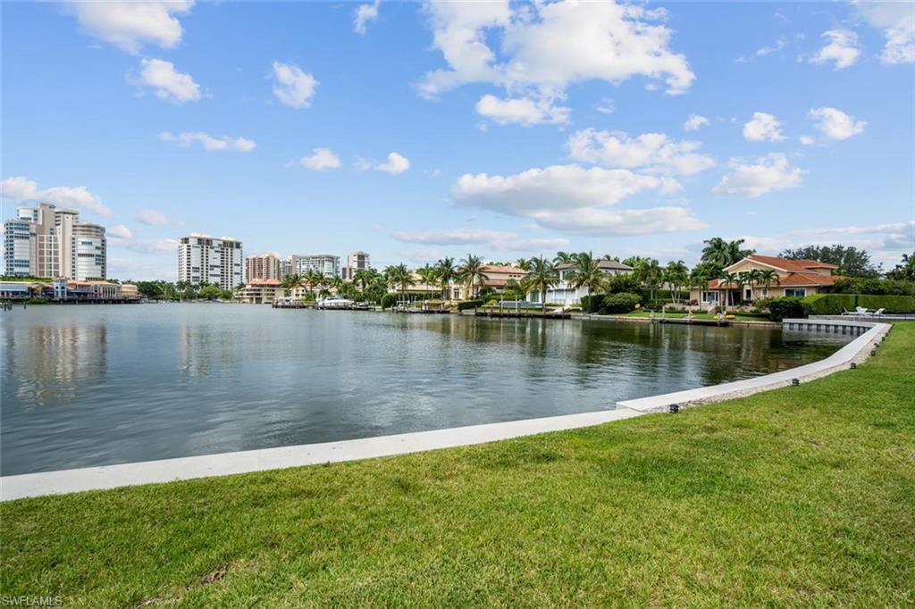 4155 Crayton Road, Unit 201 Naples, FL 34103 - Photo 24 of 24 a view of a lake with houses in the back