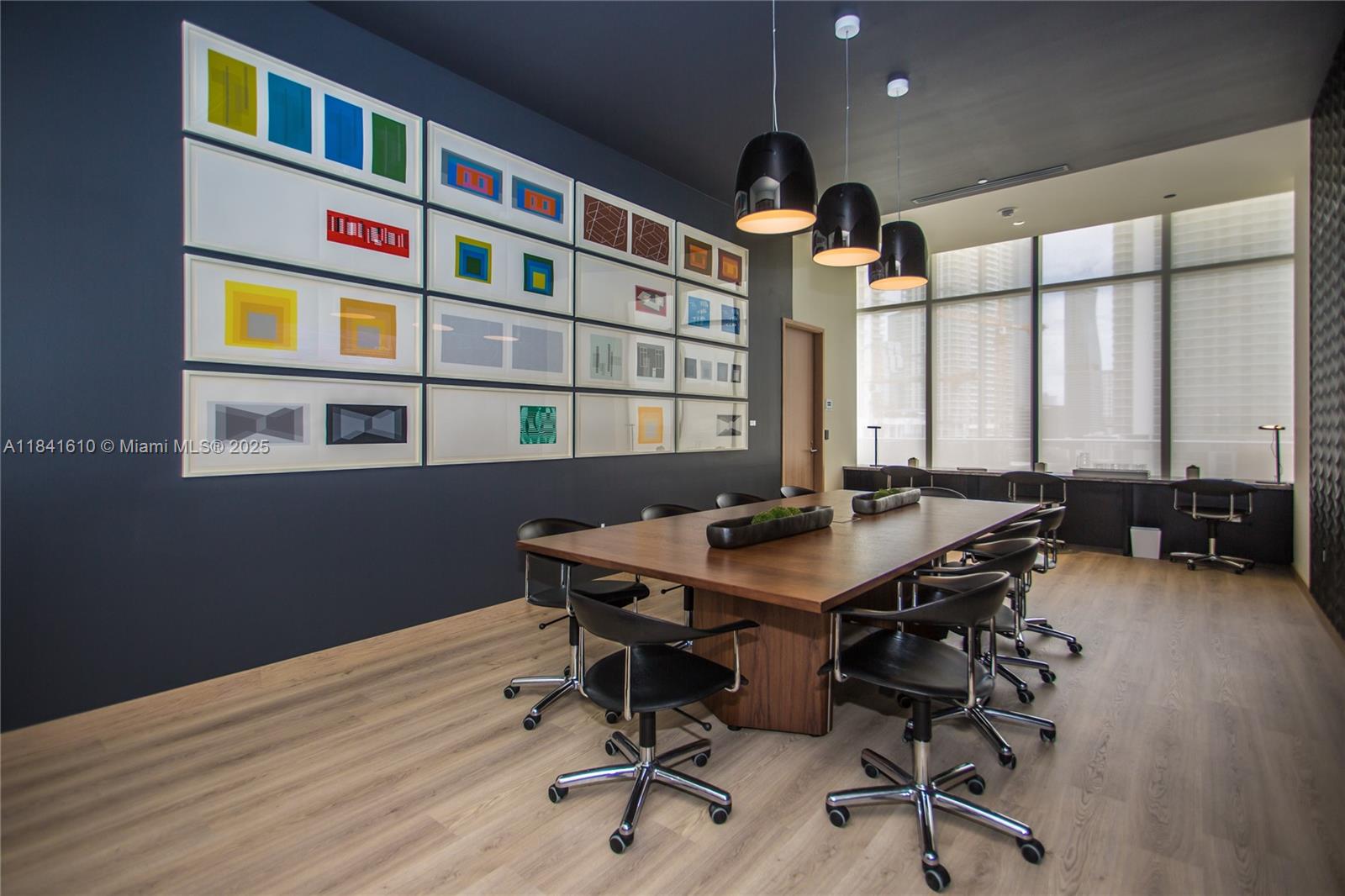 45 Southwest 9th Street, Unit 3803 Miami, FL 33130 - Photo 47 of 54 a view of a workspace with furniture and a window