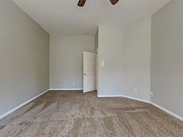 a view of an empty room