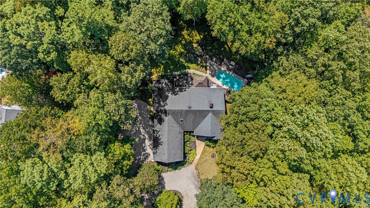 1937 Woodberry Mill Road Powhatan, VA 23139 - Photo 2 of 60 an aerial view of a house with a yard