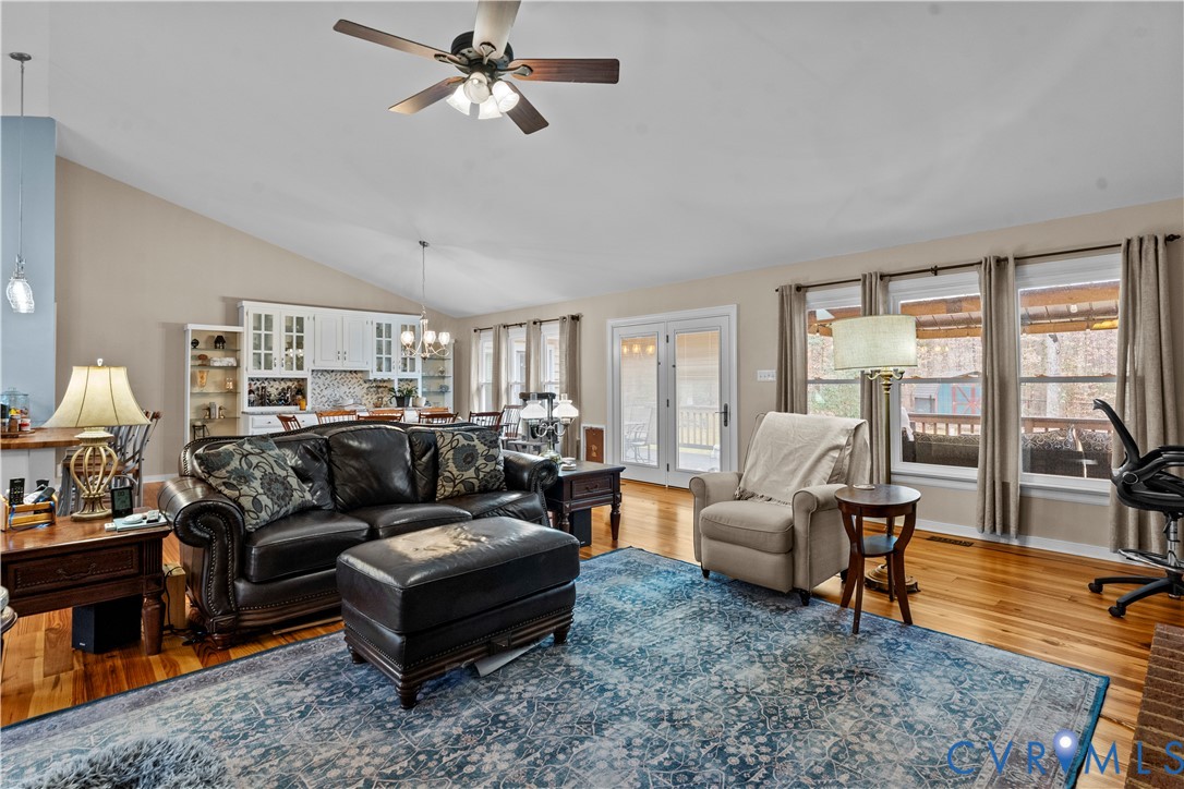 1937 Woodberry Mill Road Powhatan, VA 23139 - Photo 21 of 60 a living room with furniture and a large window