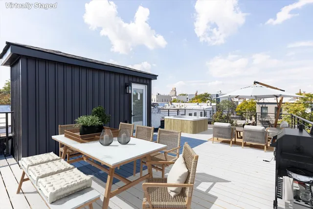 a picture of a bench in front of a house