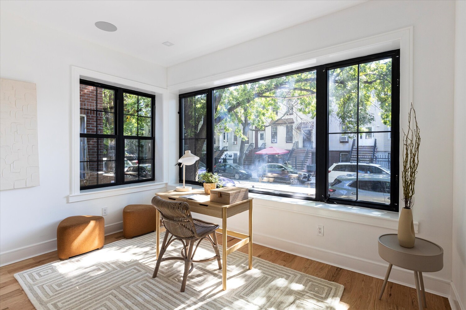 1109 Hancock Street Brooklyn, NY 11221 - Photo 7 of 30 a living room with furniture and a floor to ceiling window