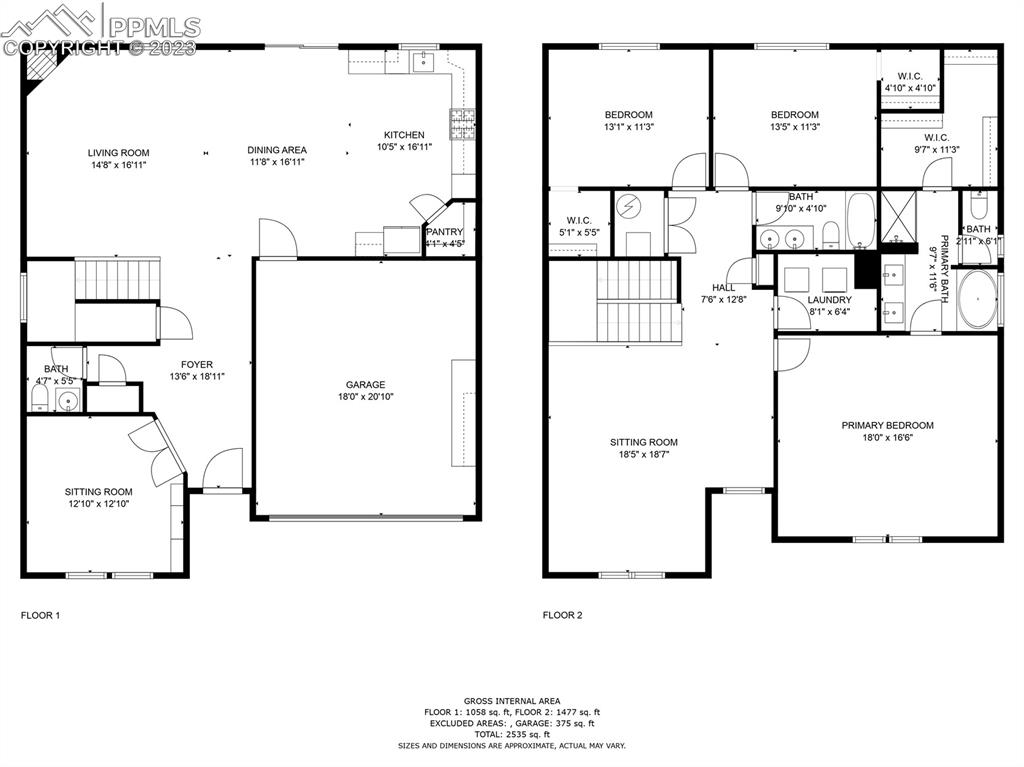 1064 Diamond Rim Drive Colorado Springs, CO 80921 - Photo 29 of 30 a picture of a floor plan