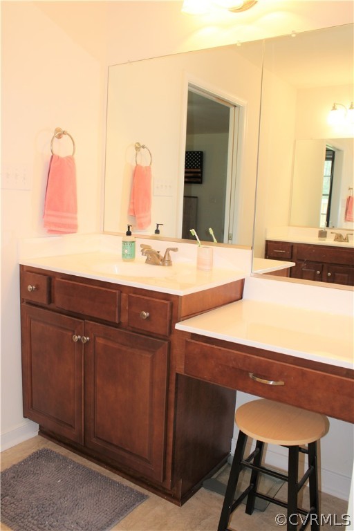 5311 North Courthouse Road Providence Forge, VA 23140 - Photo 46 of 49 a bathroom with a sink and a mirror