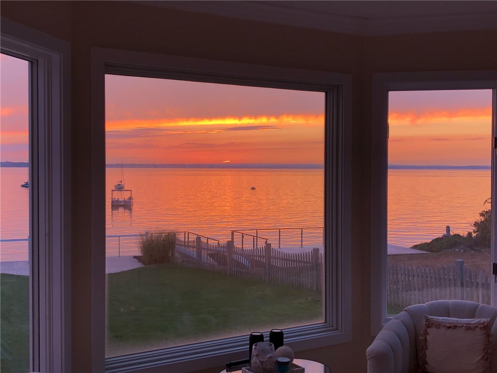 19 Brookwood Road Bristol, RI 02809 - Photo 9 of 46 Summer sunset from living room