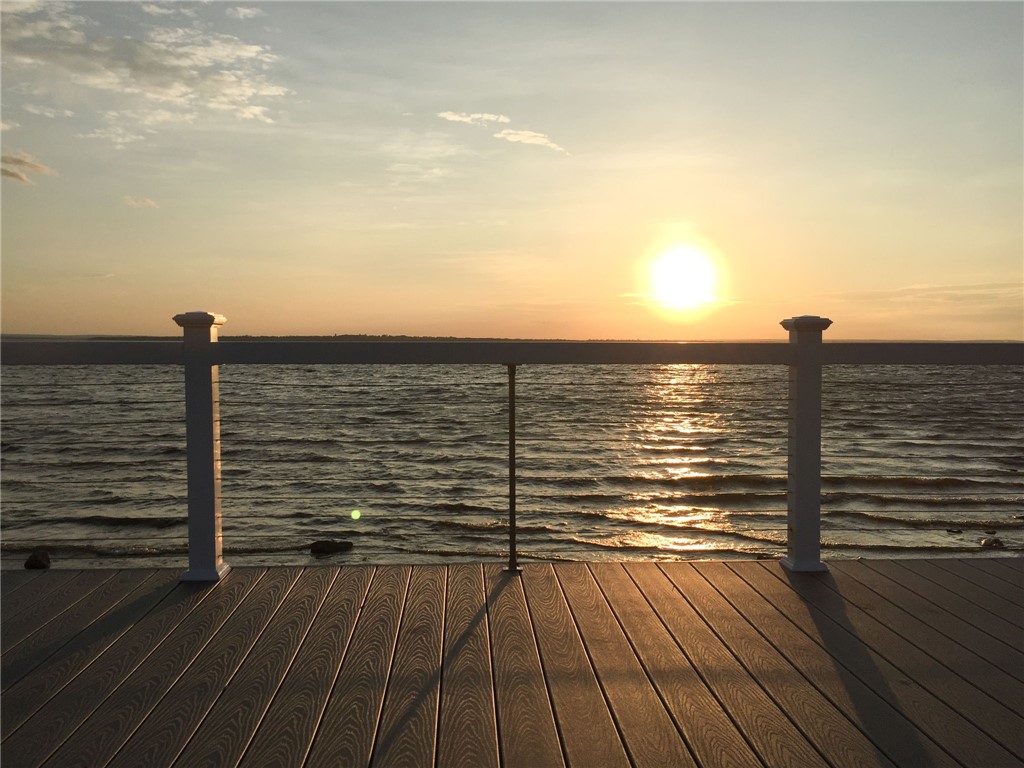 19 Brookwood Road Bristol, RI 02809 - Photo 10 of 46 Sunset from trex deck on the water