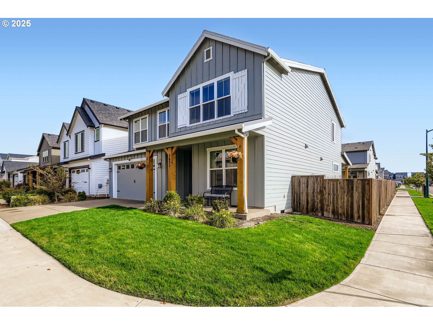 3651 Tiana Street Forest Grove, OR 97116 - Photo 3 of 27 a front view of a house with garden