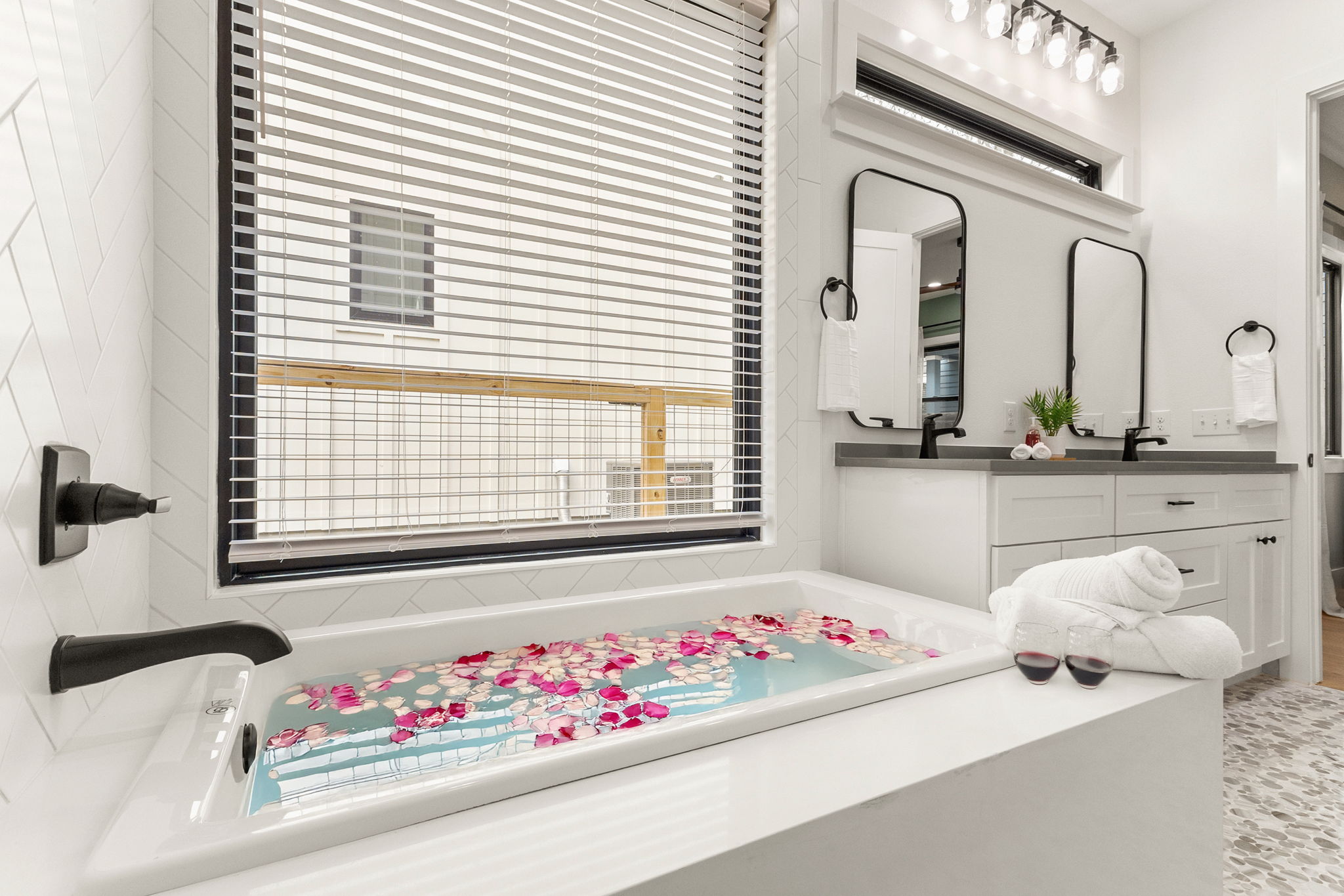 4418 Red River Street, Unit 1 Austin, TX 78751 - Photo 17 of 40 Bathroom featuring double vanity