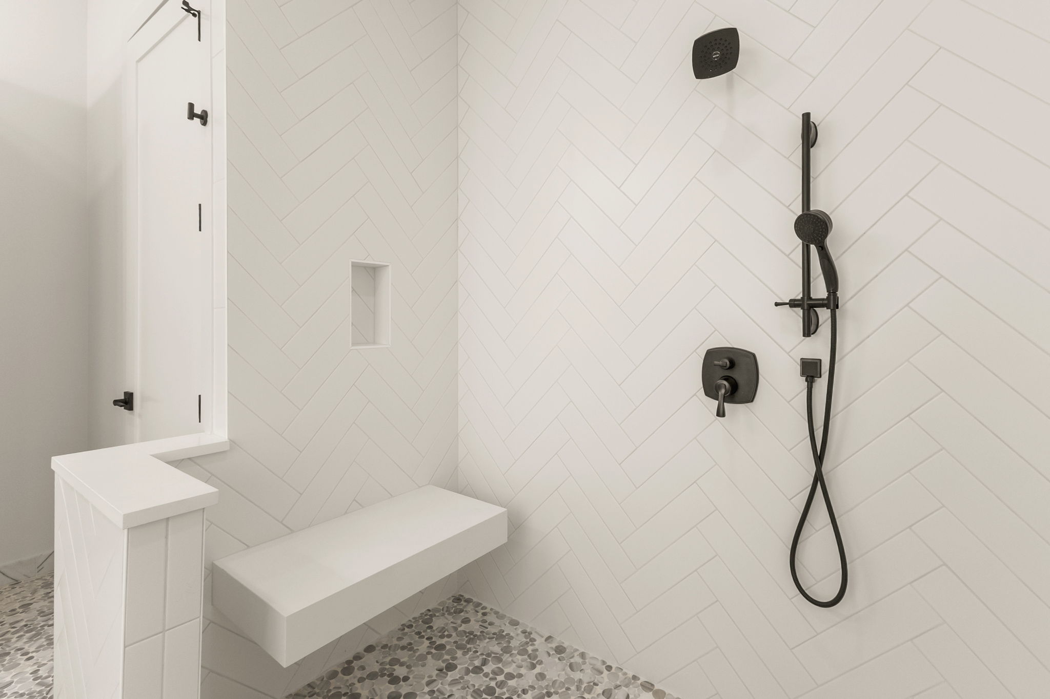 4418 Red River Street, Unit 1 Austin, TX 78751 - Photo 19 of 40 Full bath featuring tiled shower