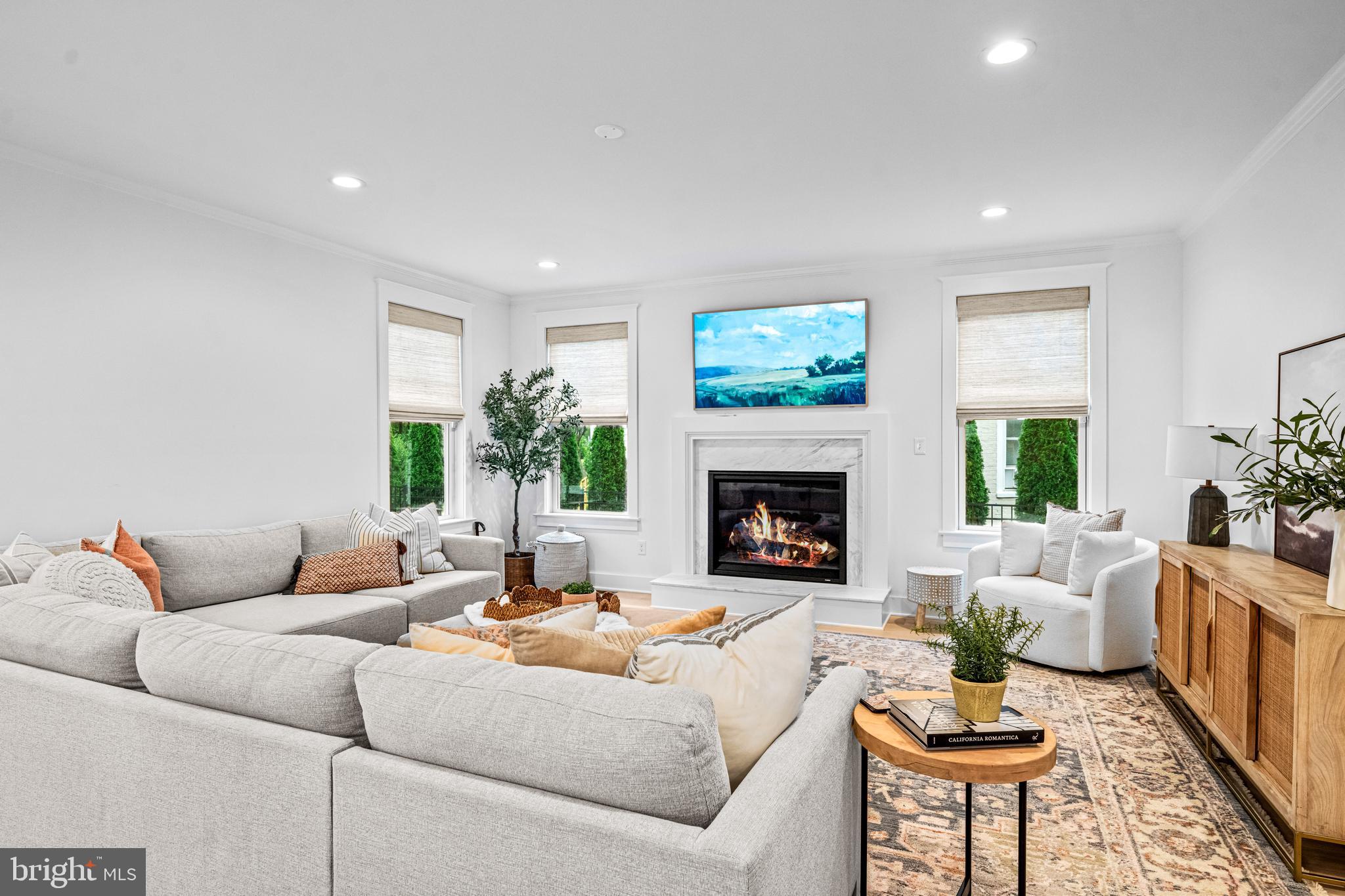37 Estaugh Avenue Haddonfield, NJ 08033 - Photo 21 of 68 a living room with furniture and a fireplace
