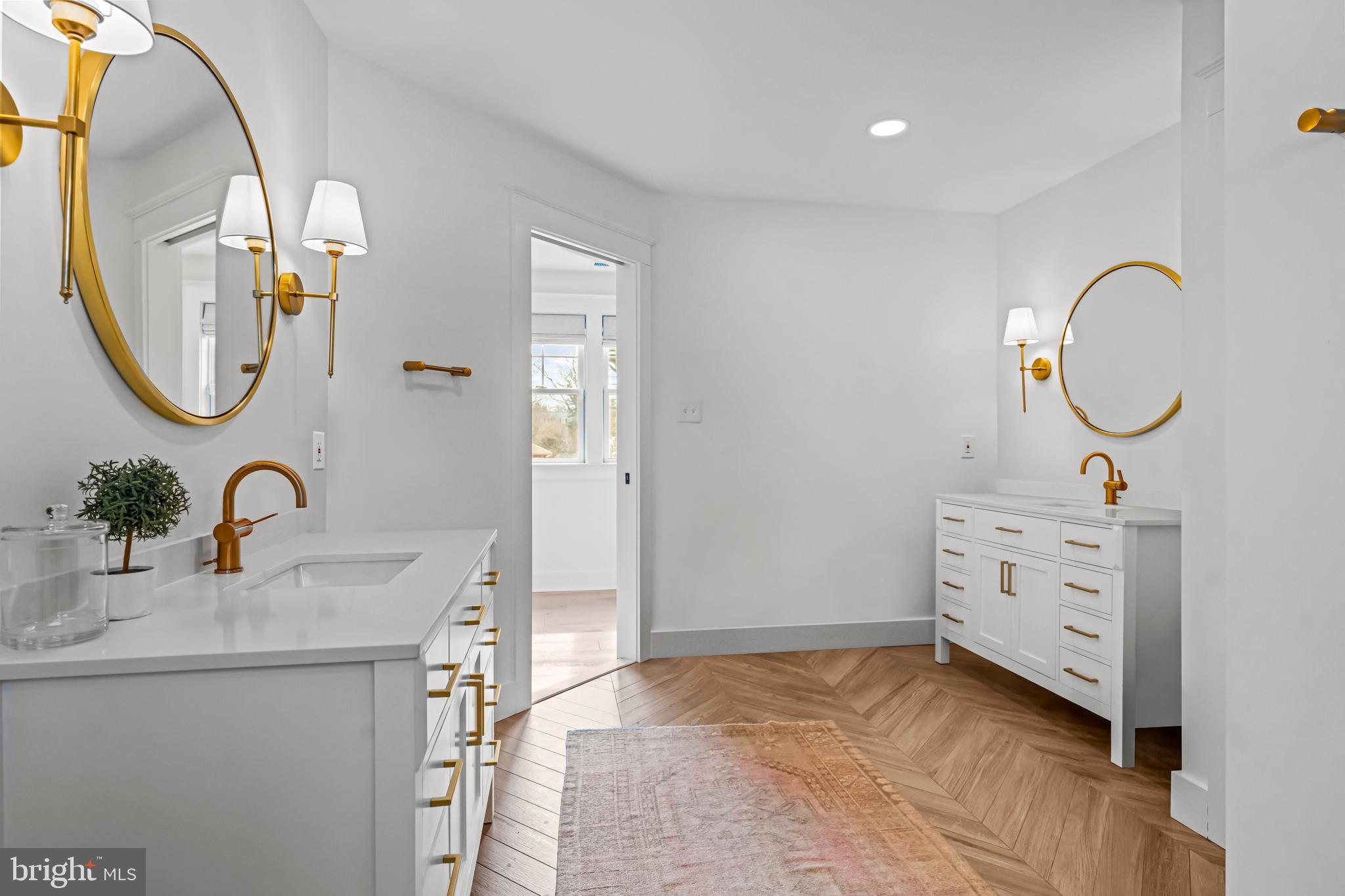 37 Estaugh Avenue Haddonfield, NJ 08033 - Photo 49 of 68 a bathroom with a sink and a mirror