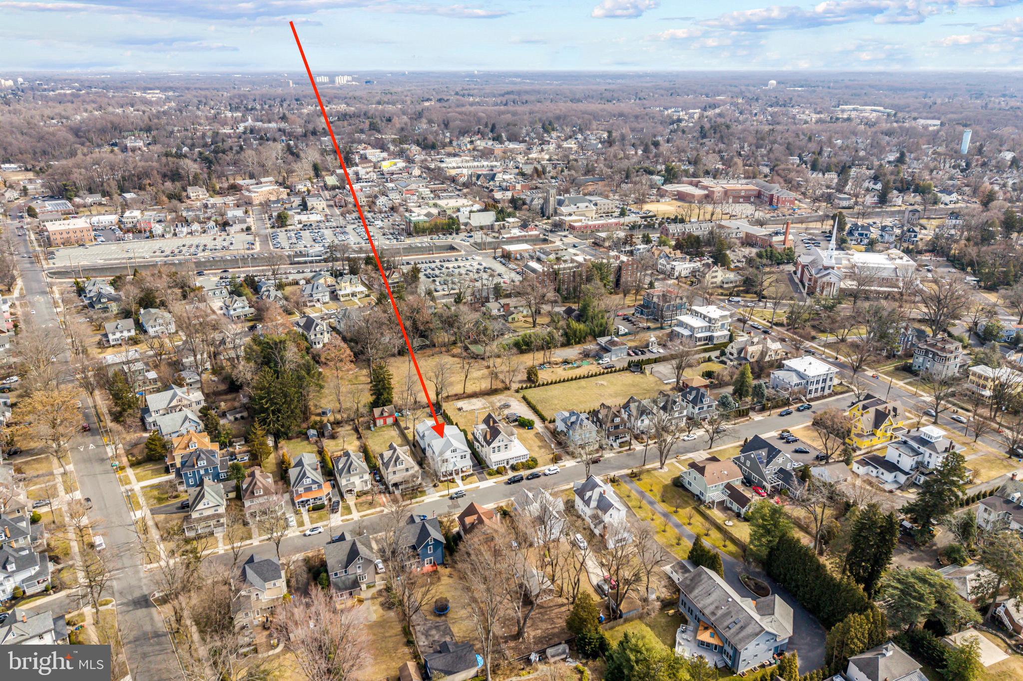 37 Estaugh Avenue Haddonfield, NJ 08033 - Photo 8 of 68 an aerial view of a house with a yard
