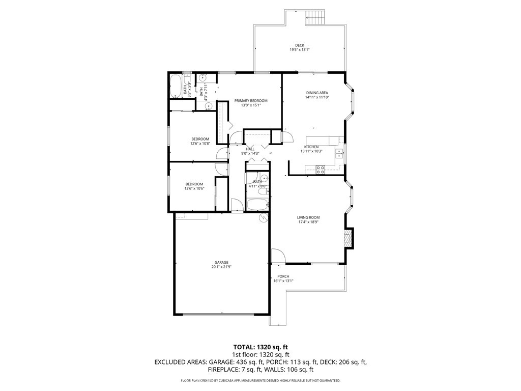 16506 Ridgecrest Court Hidden Valley Lake, CA 95467 - Photo 25 of 25 a picture of a floor plan
