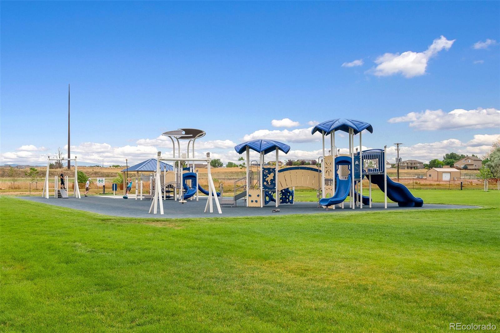 219 Haymaker Lane Severance, CO 80550 - Photo 33 of 44 a view of a park with swings and slides