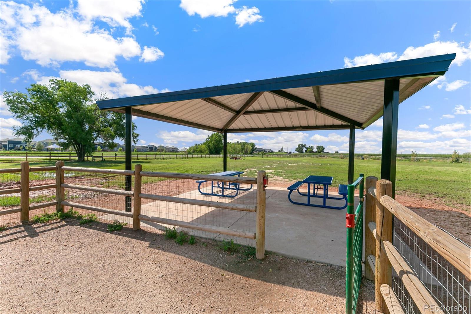 219 Haymaker Lane Severance, CO 80550 - Photo 40 of 44 a view of a two chair under an umbrella
