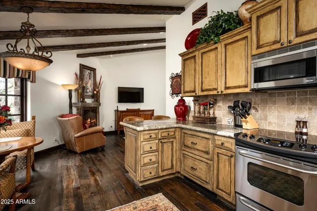 a bed room with a bed and a couch