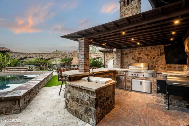 a view of a lake with a mountain in front of it