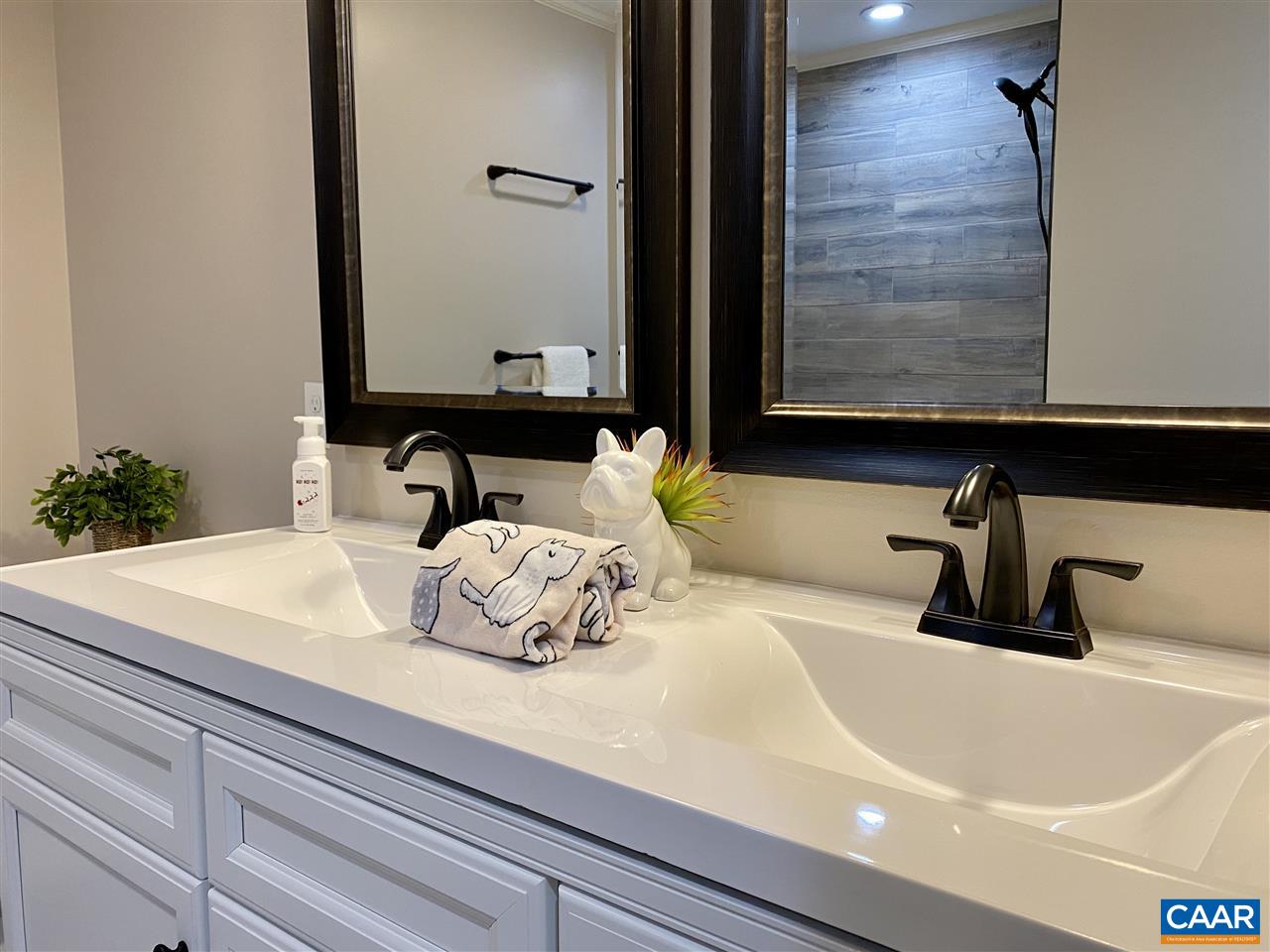 907 New Hope Road Staunton, VA 24401 - Photo 35 of 50 a bathroom with a sink and a mirror