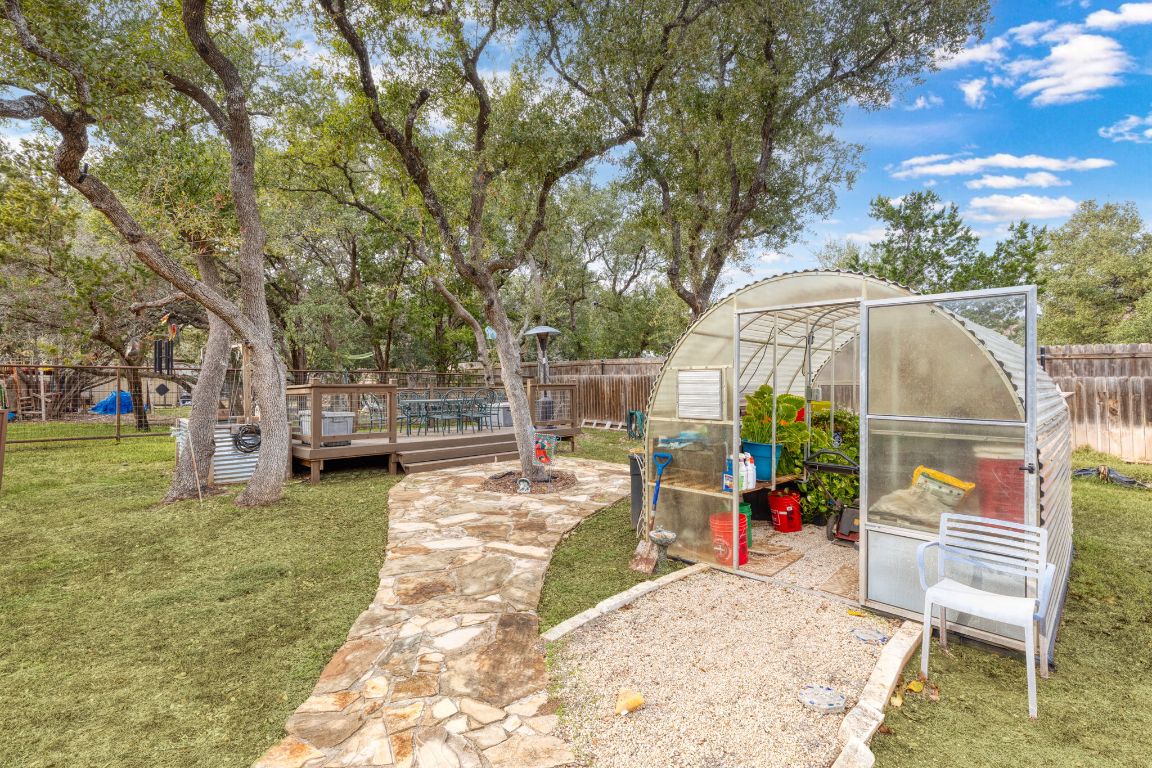 1291 Mossy Hollow Road Spring Branch, TX 78070 - Photo 22 of 23 a view of yard with patio