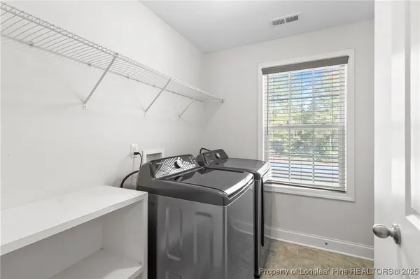 a room with storage and utility