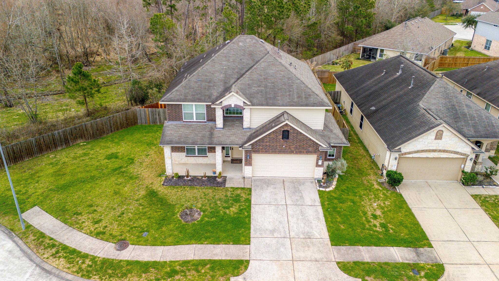 30802 Lavender Trace Drive Spring, TX 77386 - Photo 23 of 30 a aerial view of a house with a yard