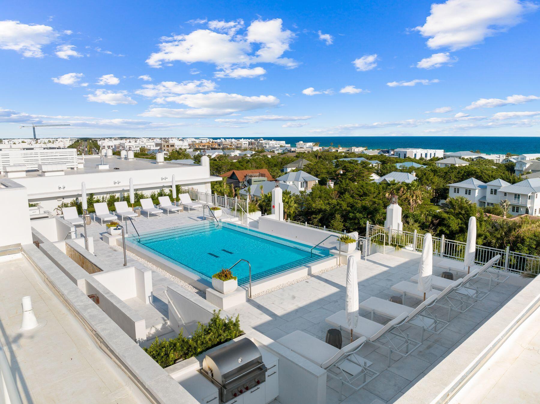 45 West Solaire Way Inlet Beach, Unit 102 Inlet Beach, FL 32461 - Photo 30 of 35 Rooftop pool - inquire about Kaiya Club