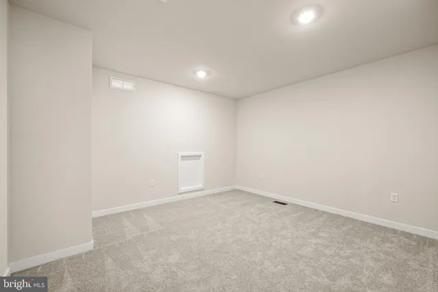 a view of an empty room