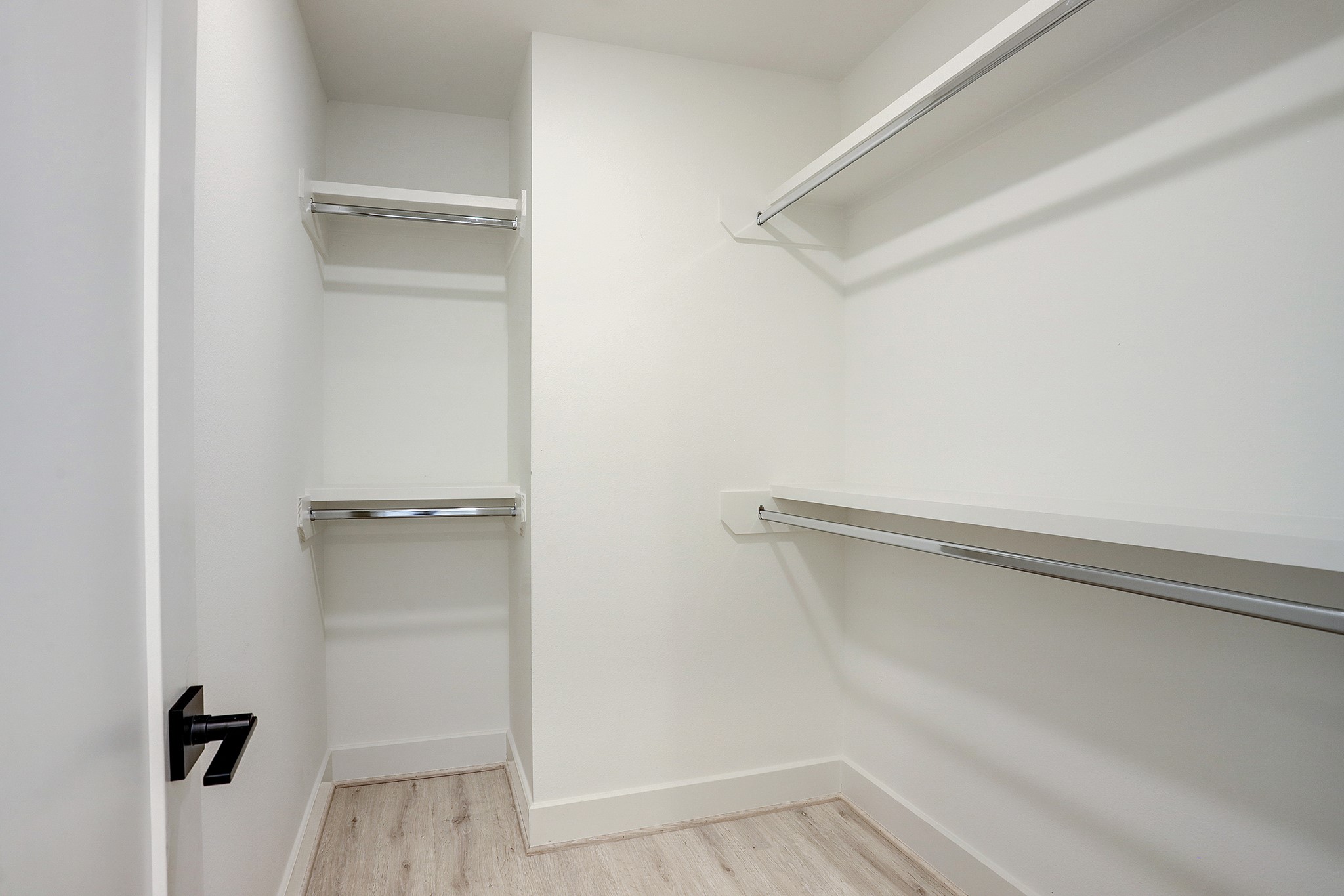 7407 Rusk Street, Unit B Houston, TX 77011 - Photo 18 of 24 a view of an empty walk in closet
