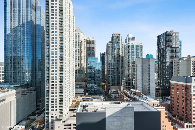 a view of balcony with city view