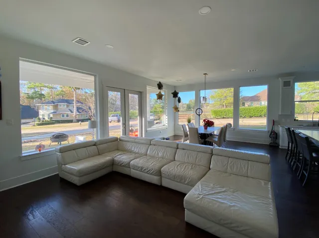 a view of a house with a garden