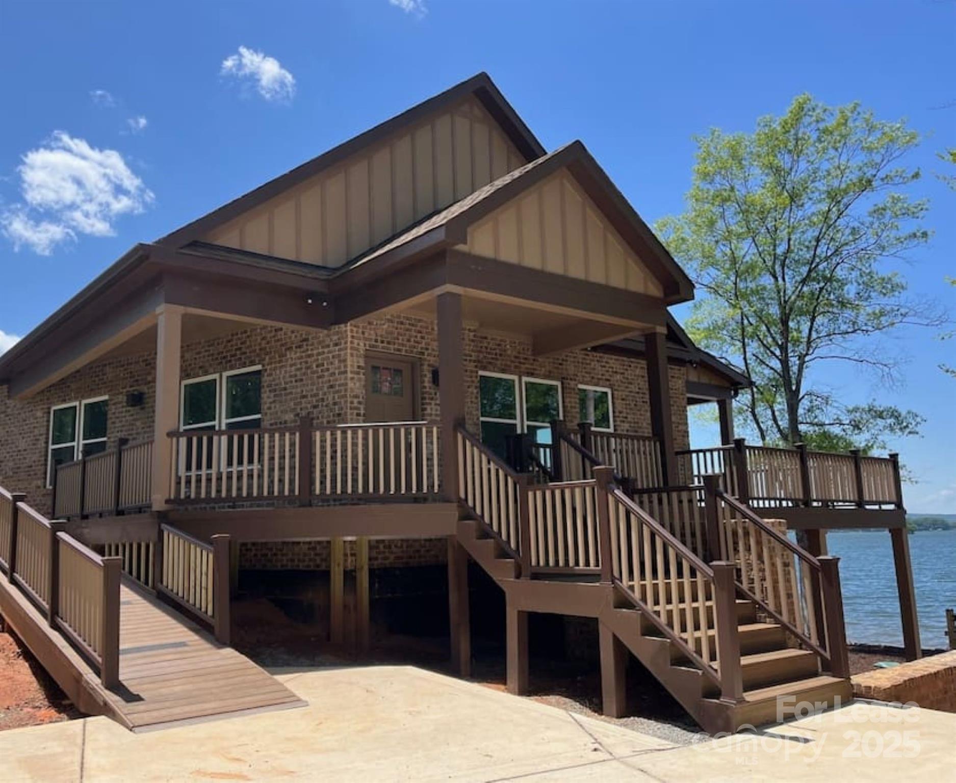 4897 Kiser Island Road, Unit A Terrell, NC 28682 - Photo 23 of 25 a view of a house with a deck
