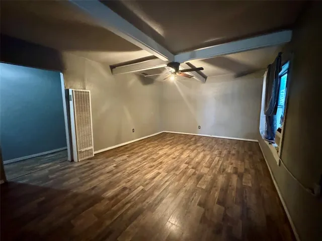 wooden floor in an empty room
