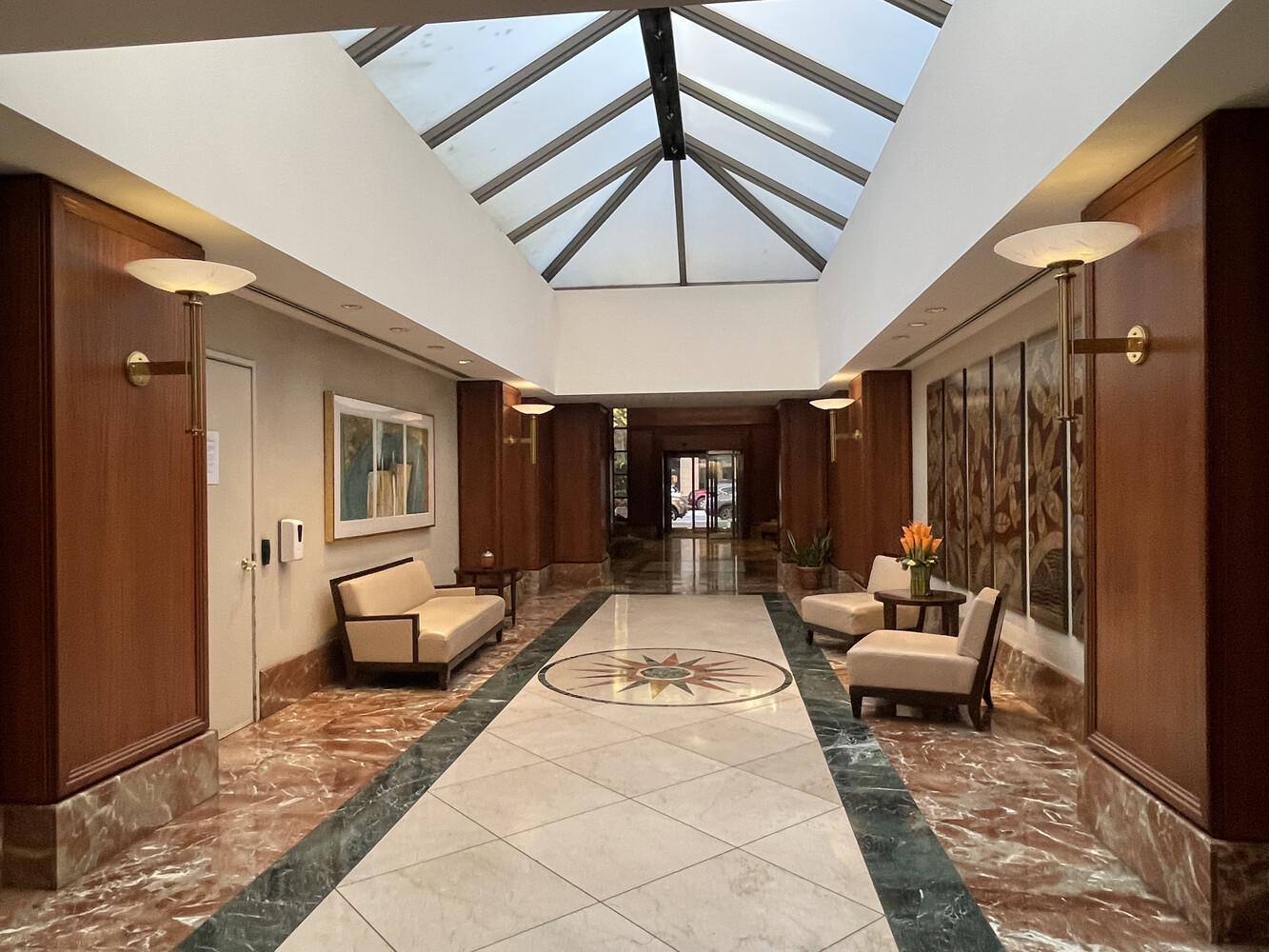 2 South End Avenue, Unit 5T Manhattan, NY 10280 - Photo 8 of 9 a outdoor space with furniture