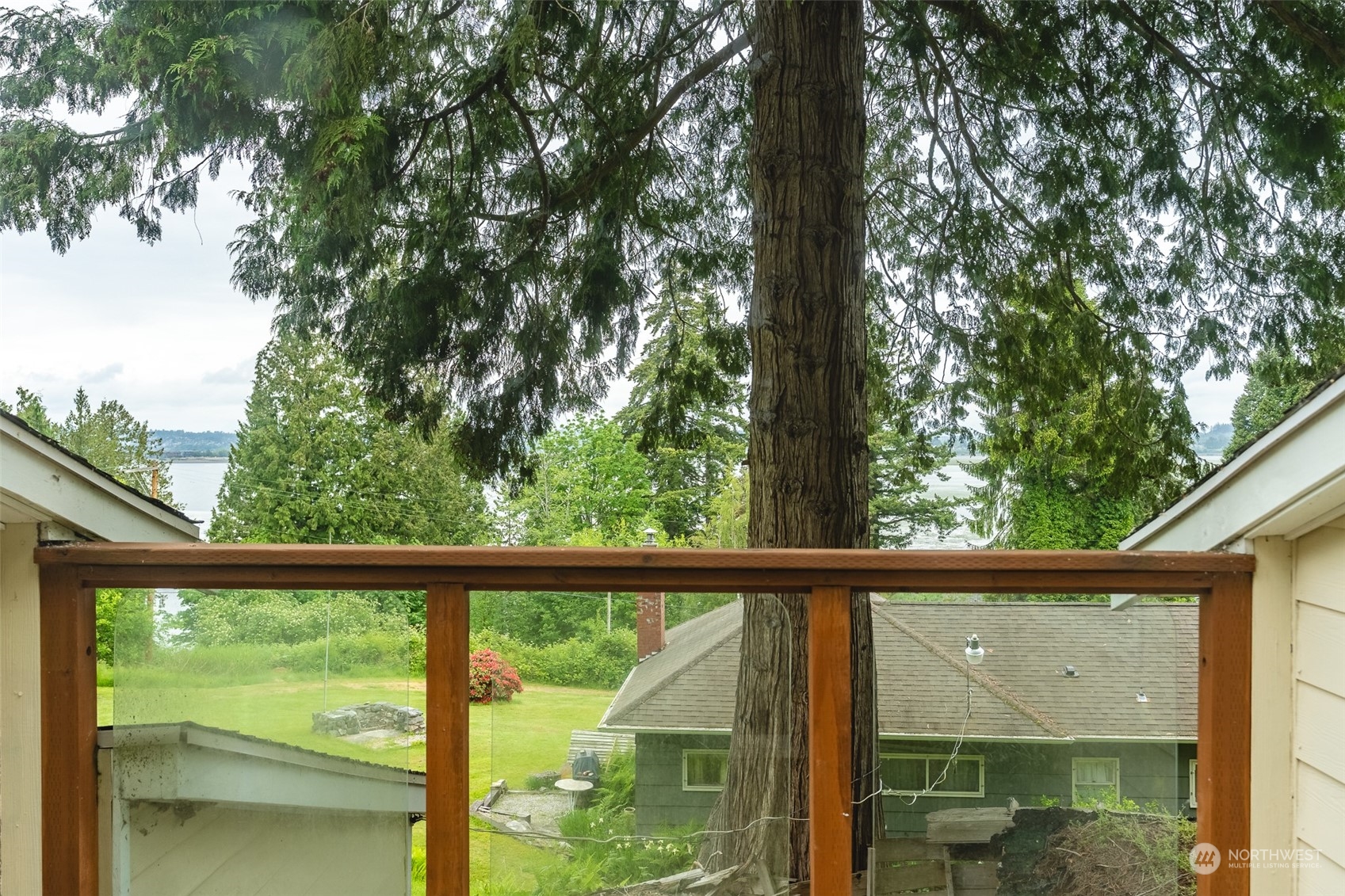 5273 Drayton Harbor Road Blaine, WA 98230 - Photo 26 of 33 a view of a forest from a window