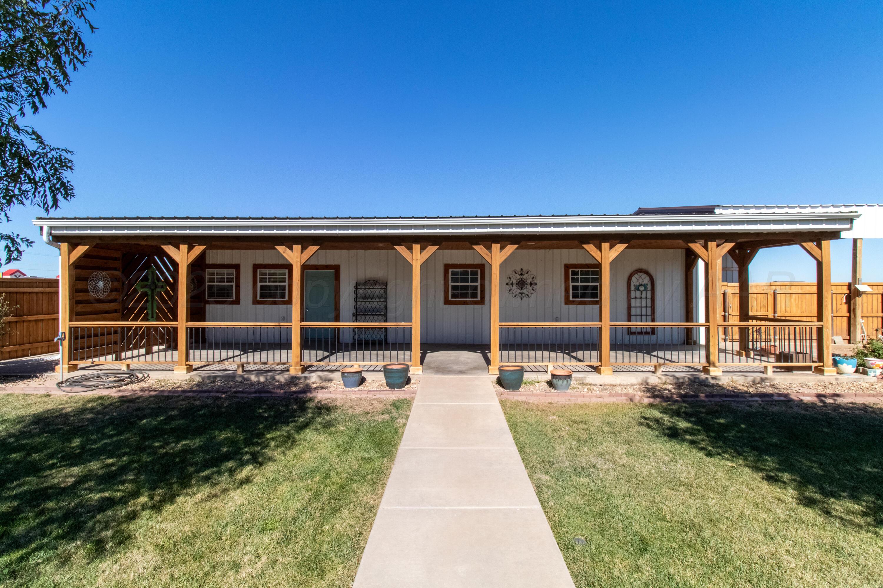 19100 Stone Creek Road Amarillo, TX 79124 - Photo 34 of 49 30x50 Shop with attached patio