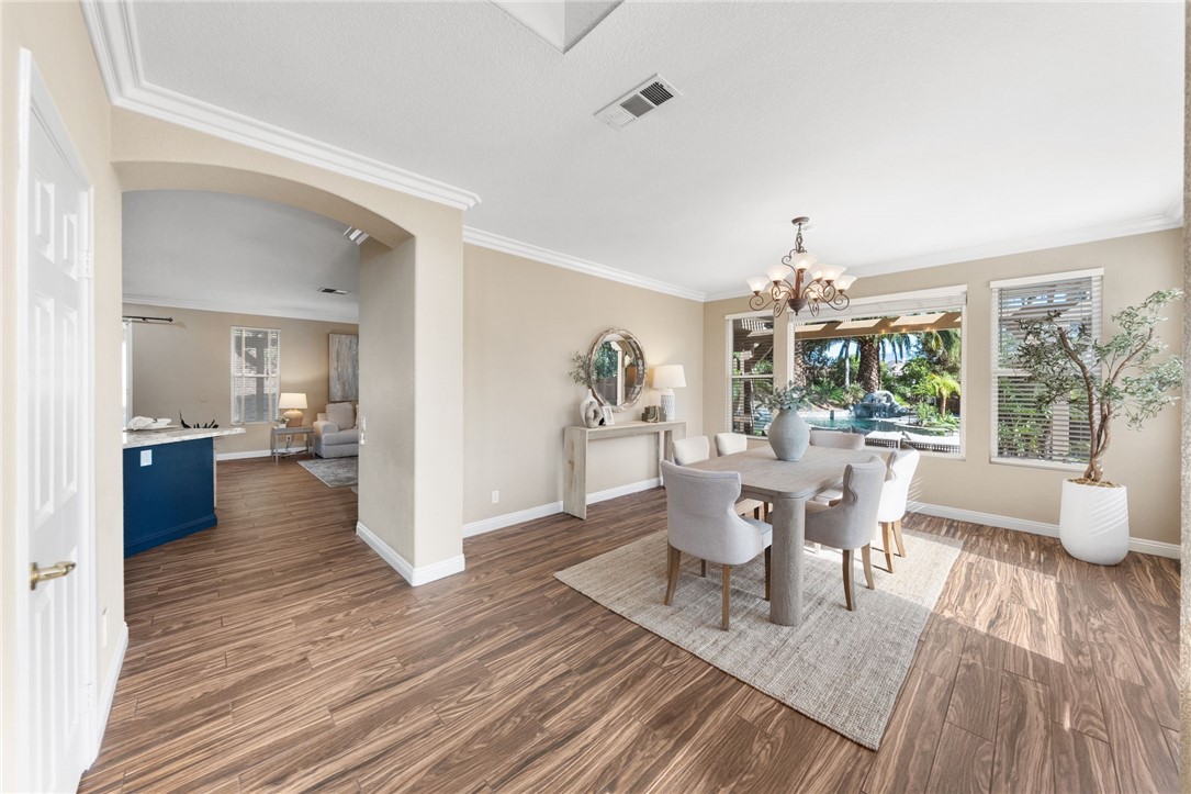 31465 Inverness Court Temecula, CA 92591 - Photo 14 of 75 Elegant formal dining room offers a beautiful setting for memorable gatherings and entertaining | Professionally Staged