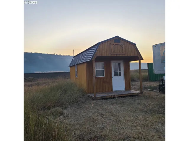 a view of a small house