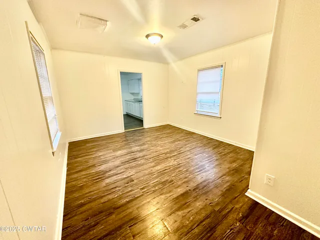 a view of an empty room