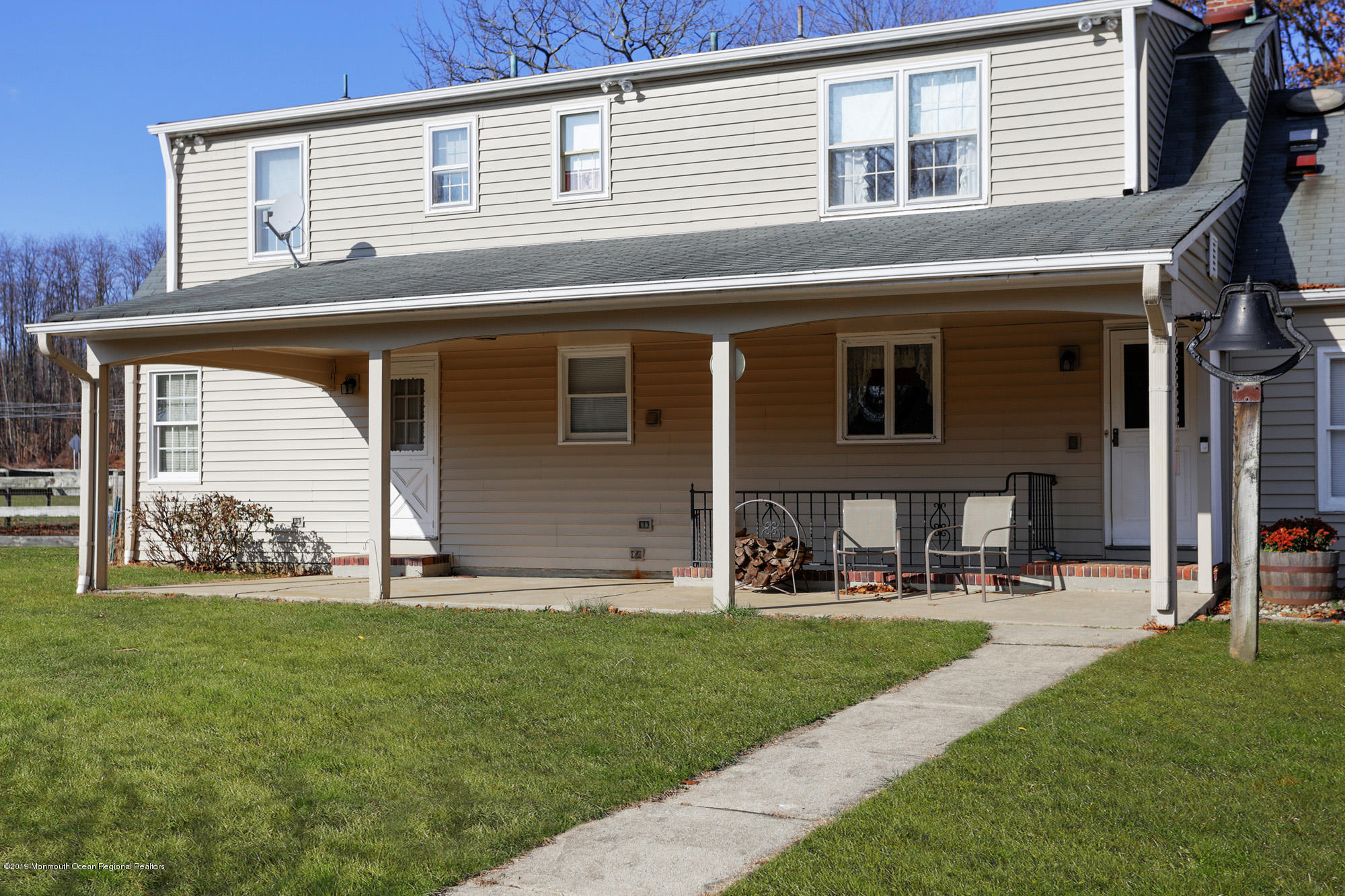 250 Newman Springs Road Colts Neck, NJ 07722 - Photo 23 of 43 a front view of house with yard and green space