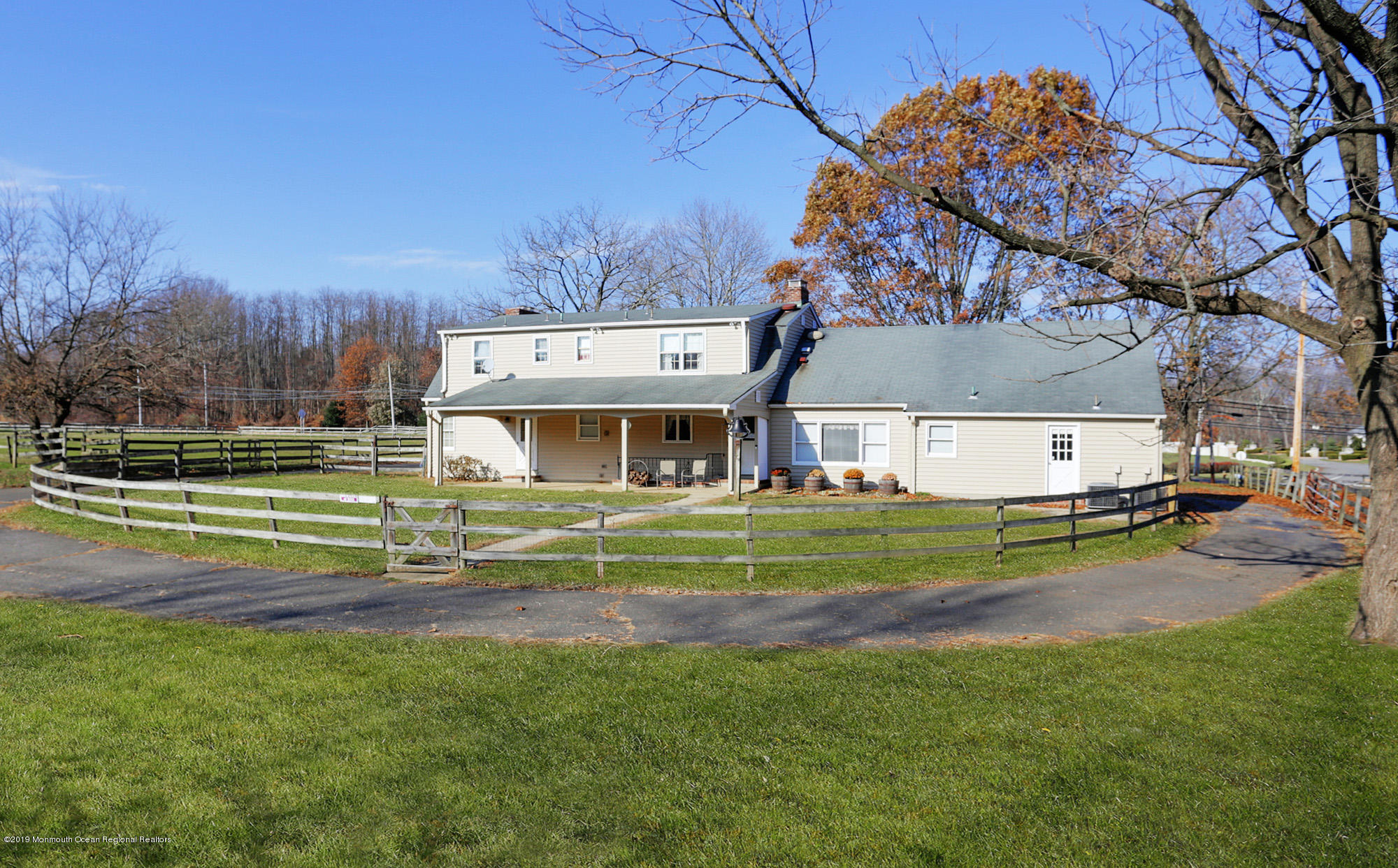 250 Newman Springs Road Colts Neck, NJ 07722 - Photo 25 of 43 a view of a house with a big yard