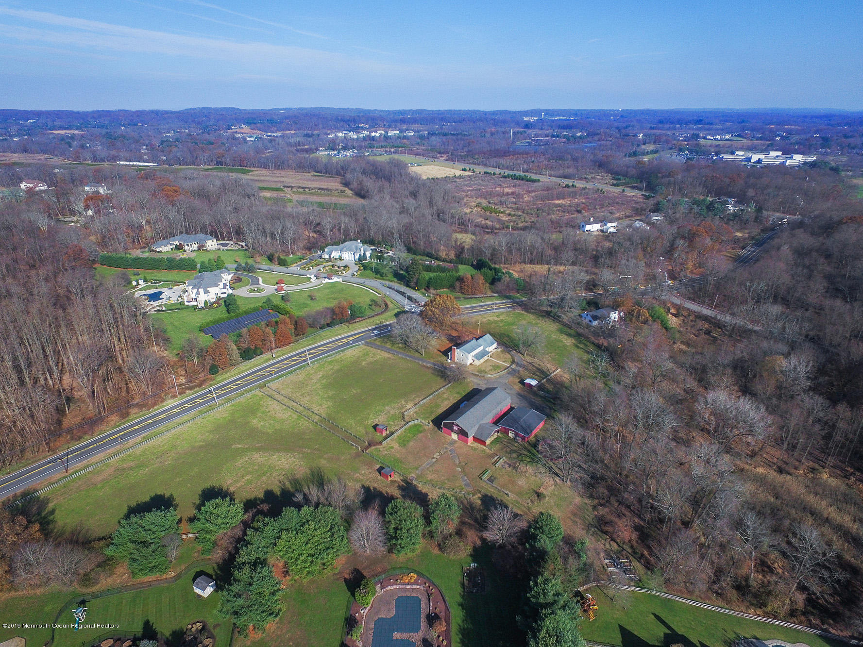250 Newman Springs Road Colts Neck, NJ 07722 - Photo 38 of 43 an aerial view of a city