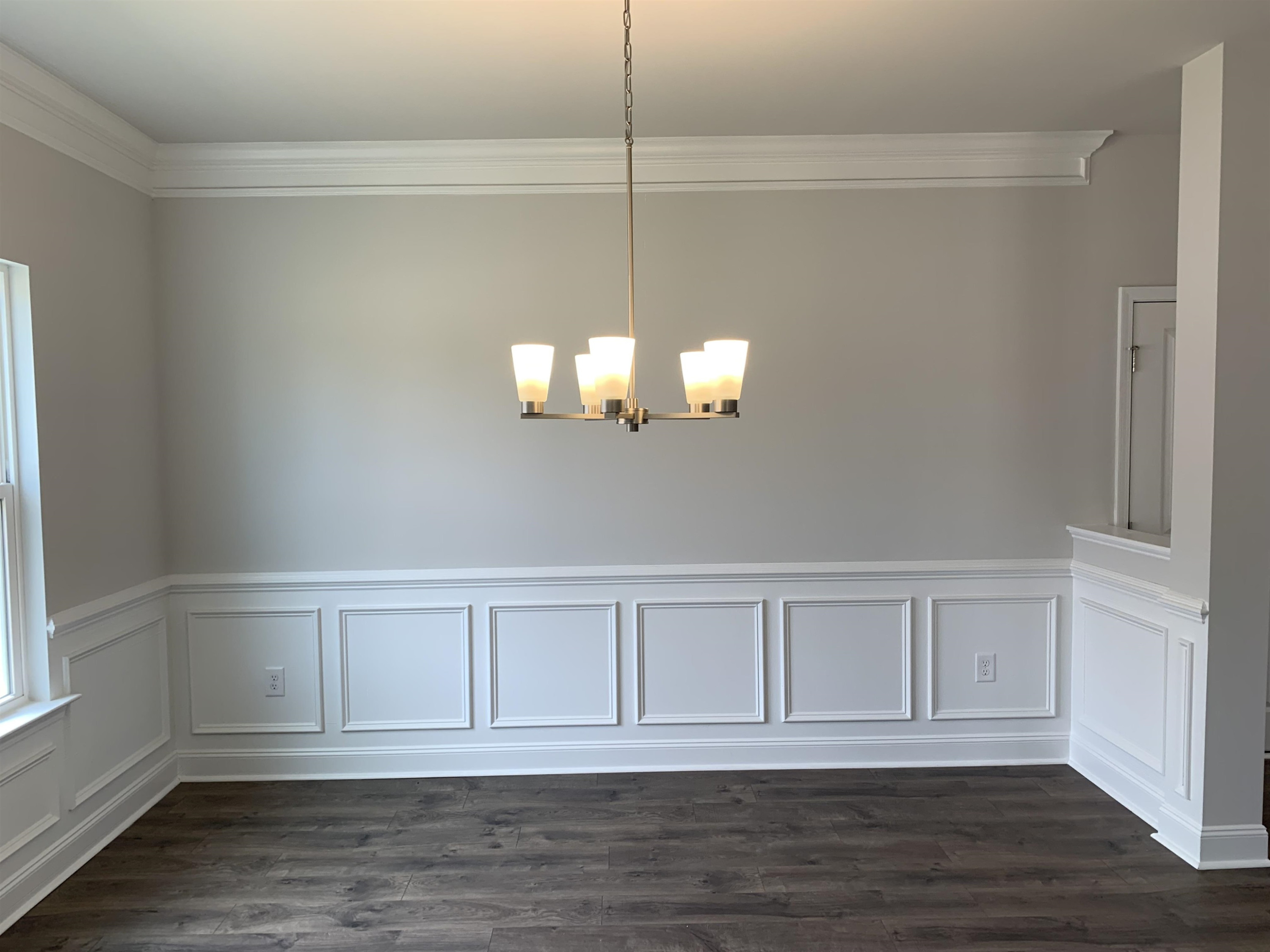 8433 Shallow Crk Trail Bailey, NC 27807 - Photo 7 of 17 a view of empty room with wooden floor and fan
