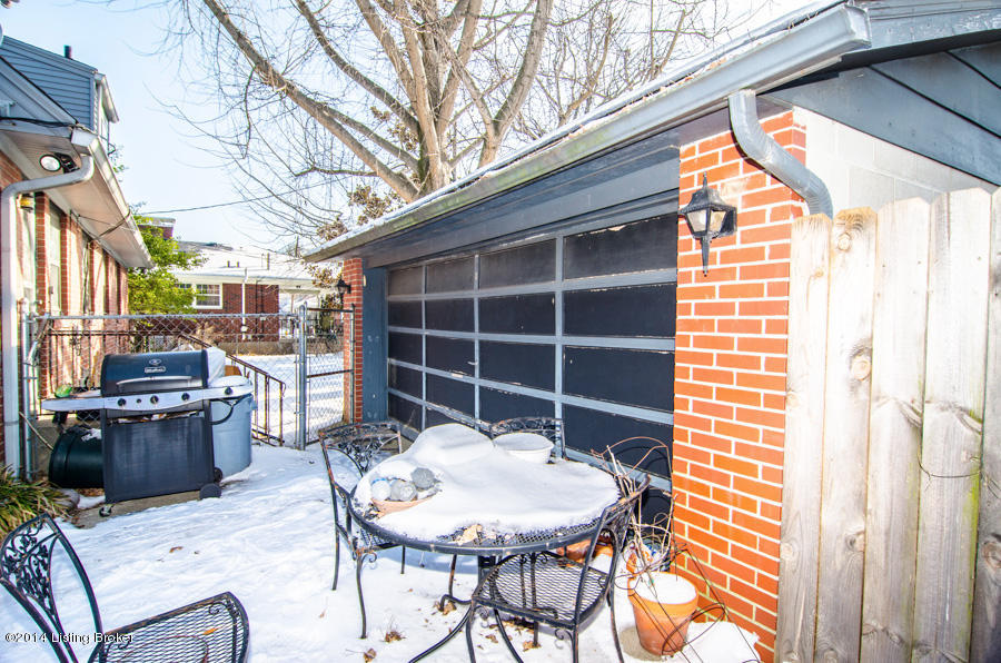 3532 Hughes Road Louisville, KY 40207 - Photo 22 of 25 Patio and Garage
