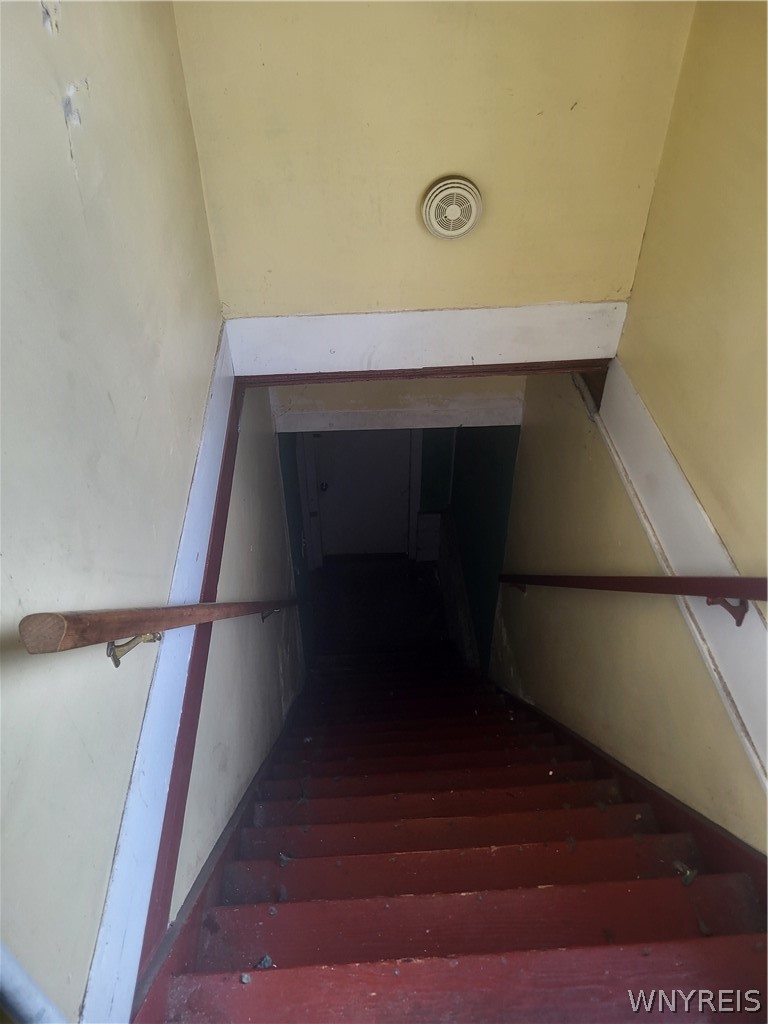 298 Normal Avenue Buffalo, NY 14213 - Photo 36 of 44 back stairs hallway