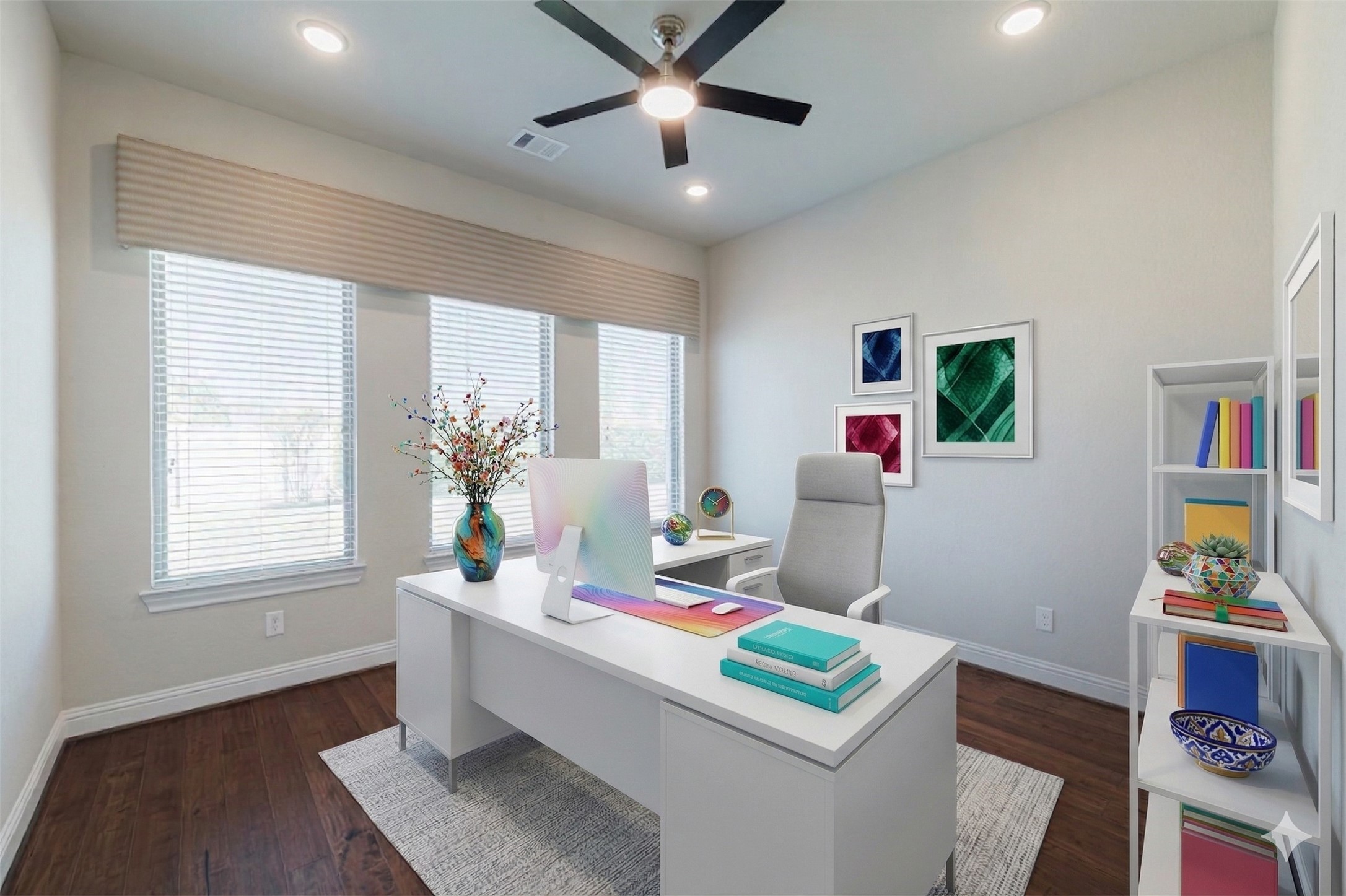 18731 Spellman Ridge Drive Tomball, TX 77377 - Photo 24 of 50 A private study is tucked just off the breakfast room. - Virtually Staged.