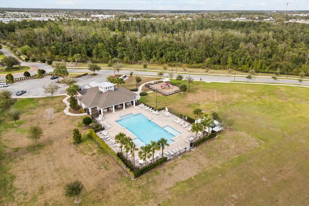 5192 Chickadee Street St. Cloud, FL 34771 - Photo 35 of 35 an aerial view of a house with a ocean view