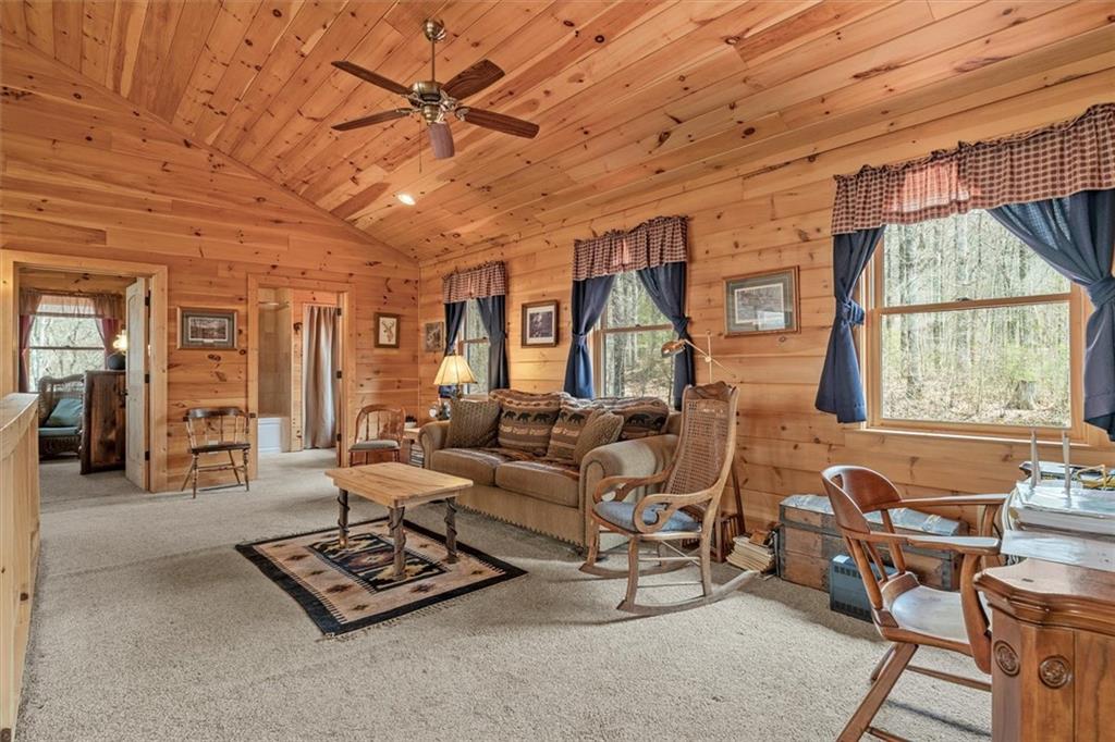 881 Fox Mountain Road Cherry Log, GA 30522 - Photo 41 of 65 a living room with furniture a rug and a window