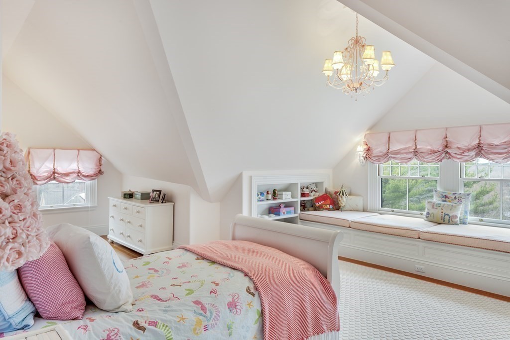 235 Nashawtuc Road Concord, MA 01742 - Photo 19 of 26 a bedroom with a bed dresser and a large mirror next to a window